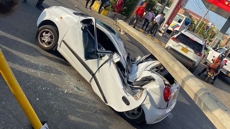 Accidente Carro Spark Cúcuta 