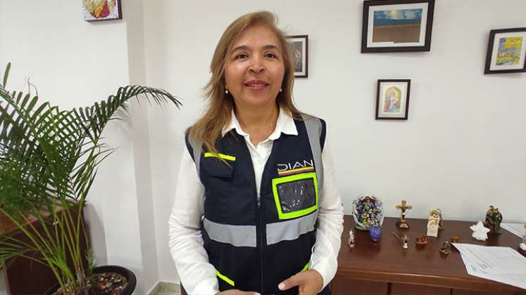 Cecilia Rico Torres, directora de Gestión de  Impuestos de la DIAN./Foto La Opinión