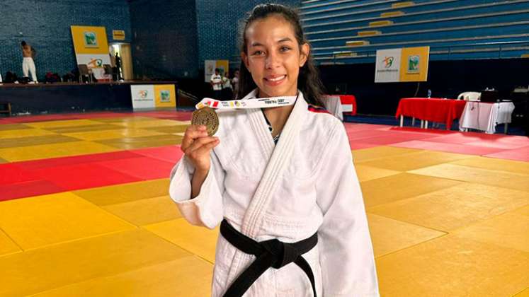 Maryuri Ureña, judoca de Norte de Santander. 