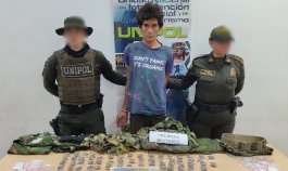 Le encontraron droga y elementos de intendencia militar en Cúcuta