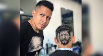 Messi 'brilla' hasta en la cabeza de los fanáticos./Foto: Instagram